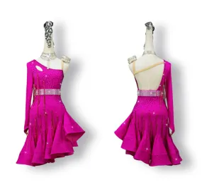 Latin Dance Dress | Custom - Made | QY40