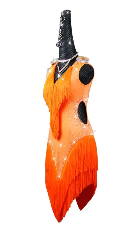 Latin Dance Dress | Custom - Made | QY54