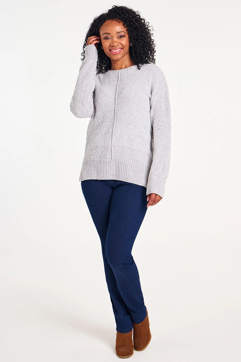 Long Sleeve Jumper with Lurex Detail