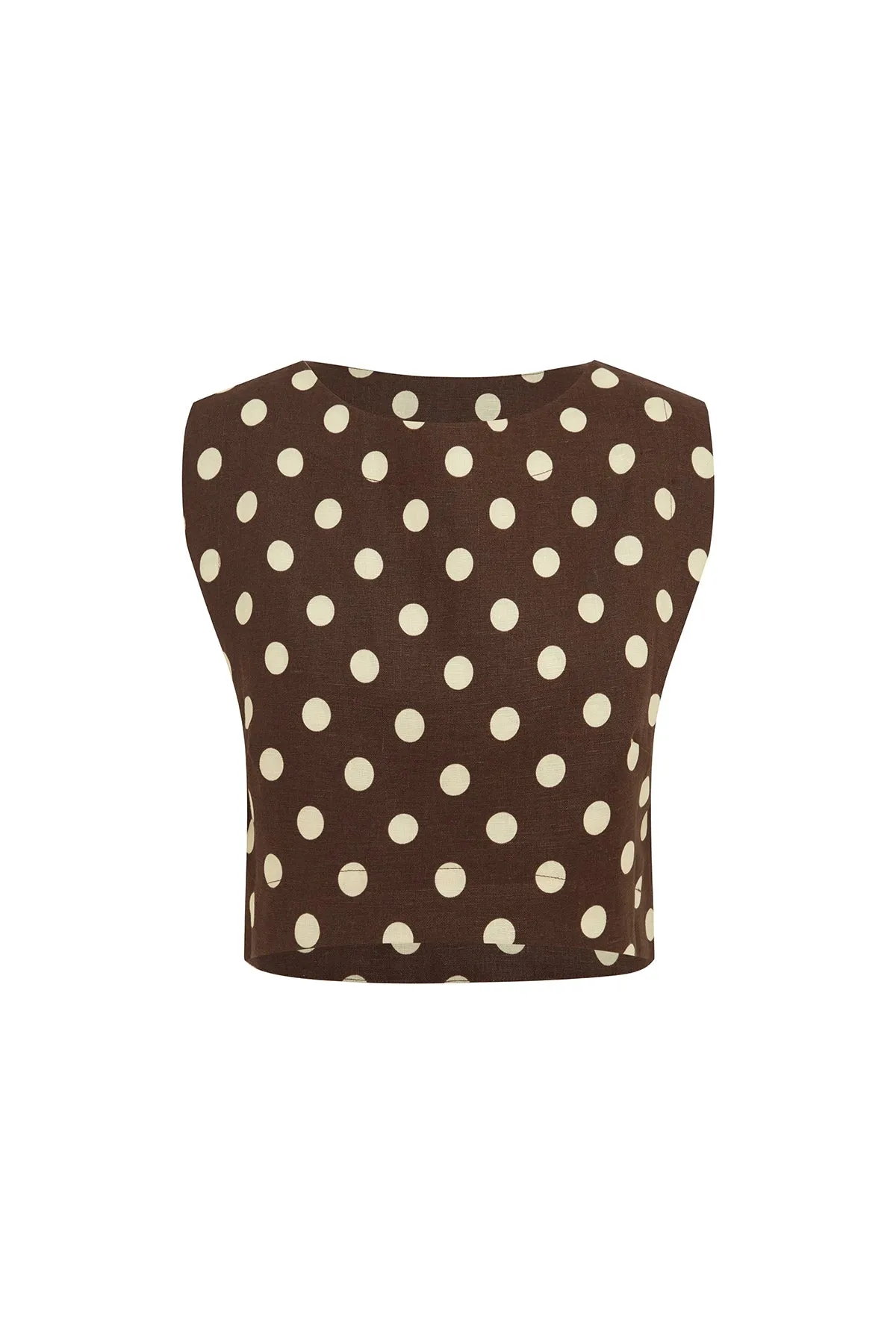 MARTINA CROP TOP - POLKA DOT