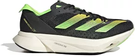 Men's Adidas Adizero Adios Pro 3, Core Black/Beam Yellow/Solar Green, 10.5 D Medium