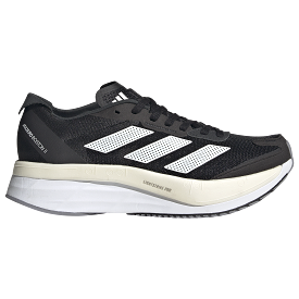 Men's Adidas Adizero Boston 10, Black/Ftwr White/Grey Five, 8.5 2E Wide