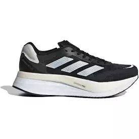 Men's Adidas Adizero Boston 10, Black/White/Gold, 10 D Medium