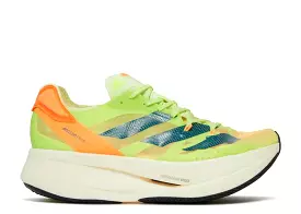 Men's adidas Adizero Prime X, Pulse Lime/Real Teal/Flash Orange, 10 D Medium