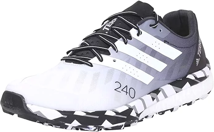 Men's Adidas Terrex Speed Ultra, White/Crystal White/Black, 9 D Medium