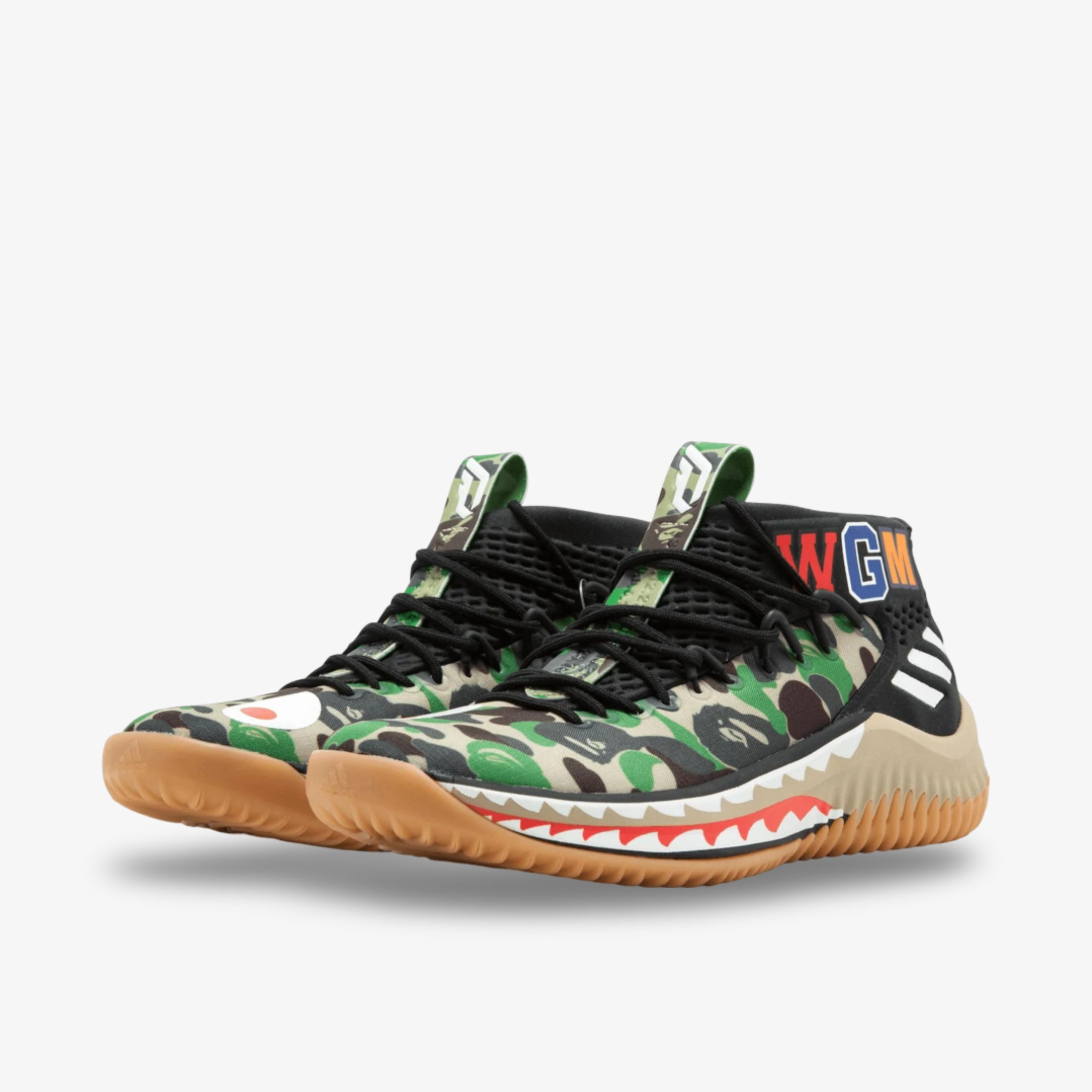 (Men's) Adidas x BAPE A Bathing Ape Dame 4 'ABC Camo' (2018) AP9974