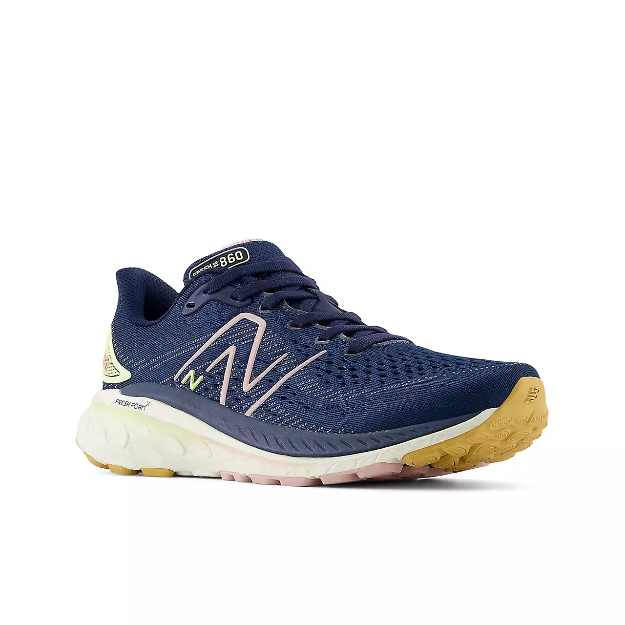 New Balance Fresh Foam X 860 v13 Wide (Womens) - Navy with orb pink and vintage indigo