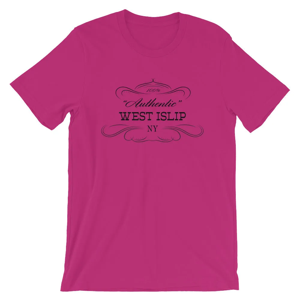 New York - West Islip NY - Short-Sleeve Unisex T-Shirt - Authentic T-Shirt