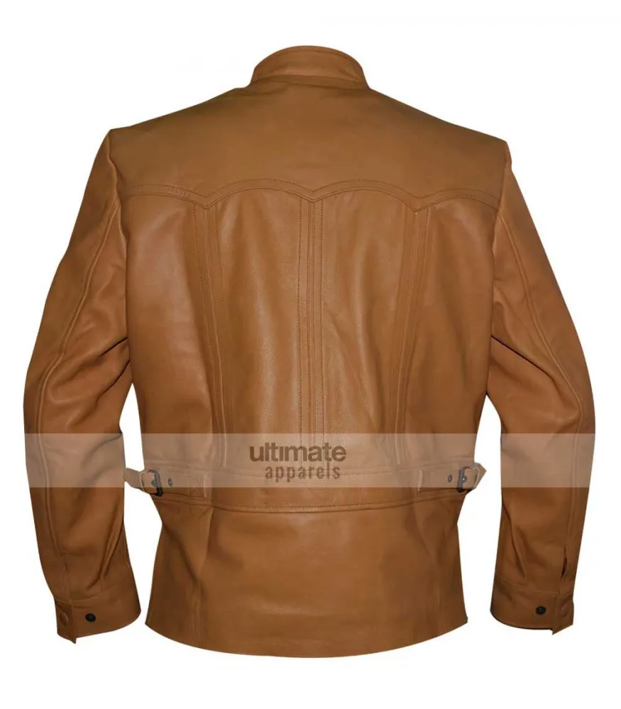 Next Nicolas Cage (Cris Johnson) Brown Biker Jacket