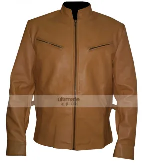 Next Nicolas Cage (Cris Johnson) Brown Biker Jacket