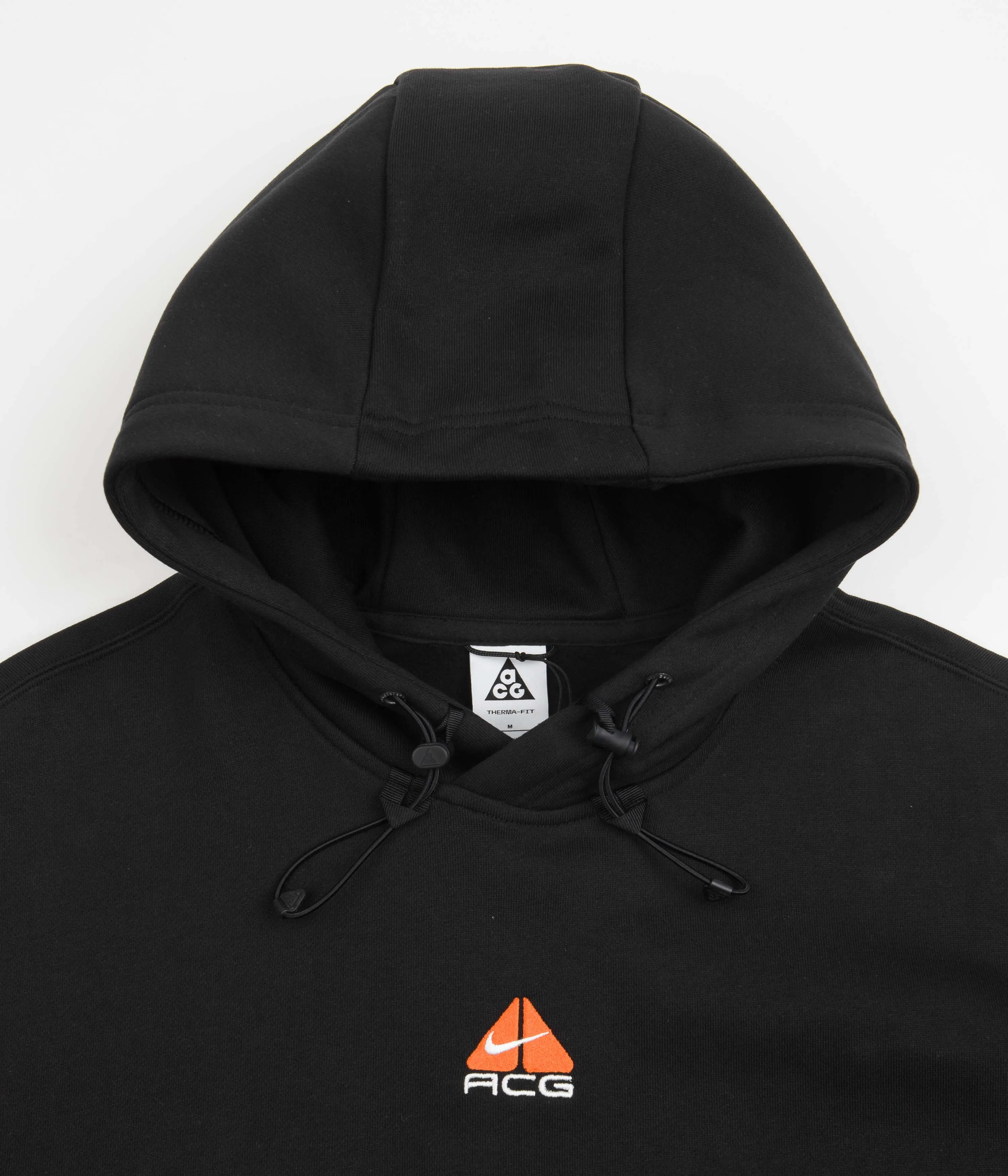 Nike ACG Therma-FIT Fleece Hoodie - Black / Dark Smoke Grey / Summit White