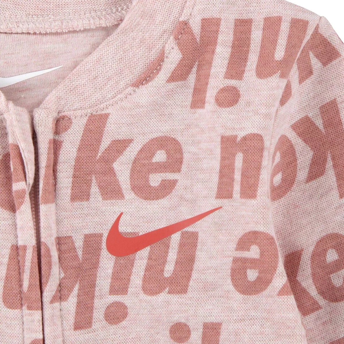 NIKE INFANTS LOGO PINK ONESIE