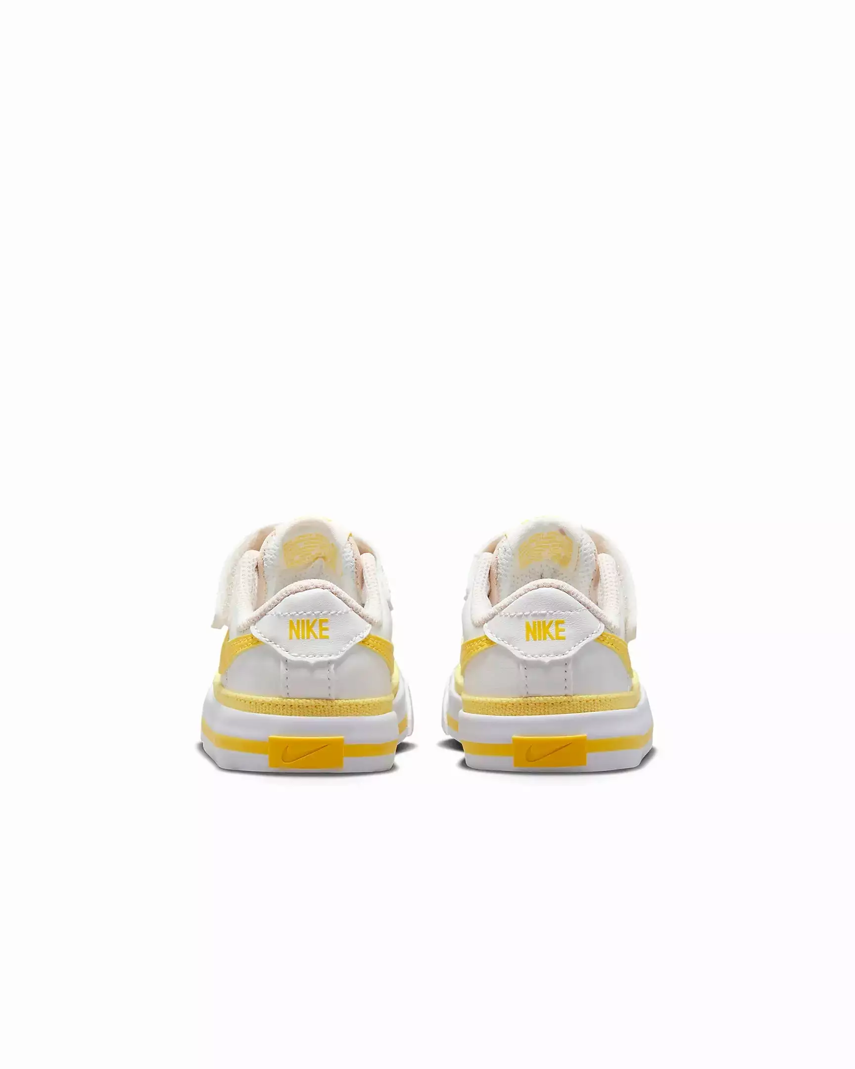 NIKE KIDS COURT LEGACY YELLOW/WHITE SHOE