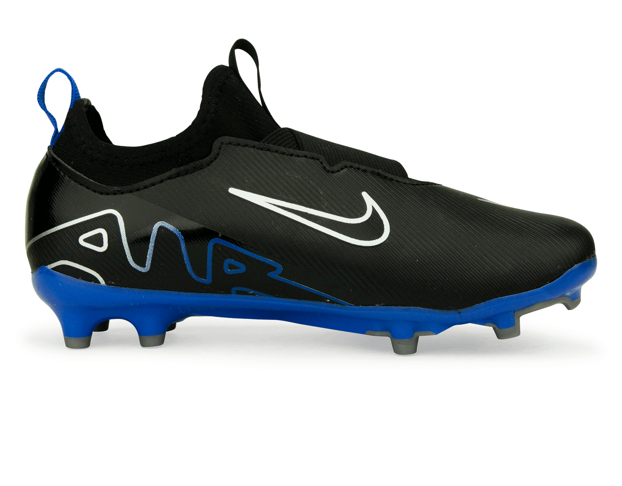 Nike Kids Zoom Mercurial Vapor 15 Academy FG/MG Black/Blue