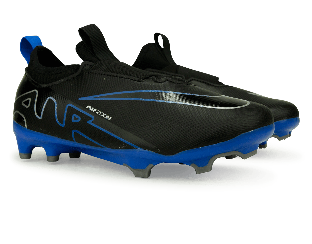 Nike Kids Zoom Mercurial Vapor 15 Academy FG/MG Black/Blue