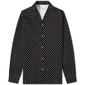 Officine Générale Dario Polka Dot ShirtBlack & White