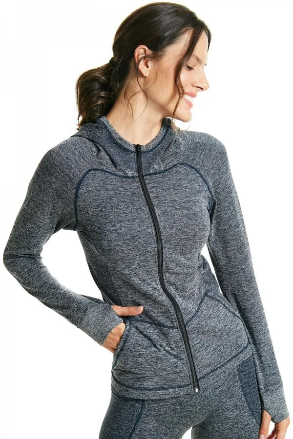 Plié Zip Front Hoodie