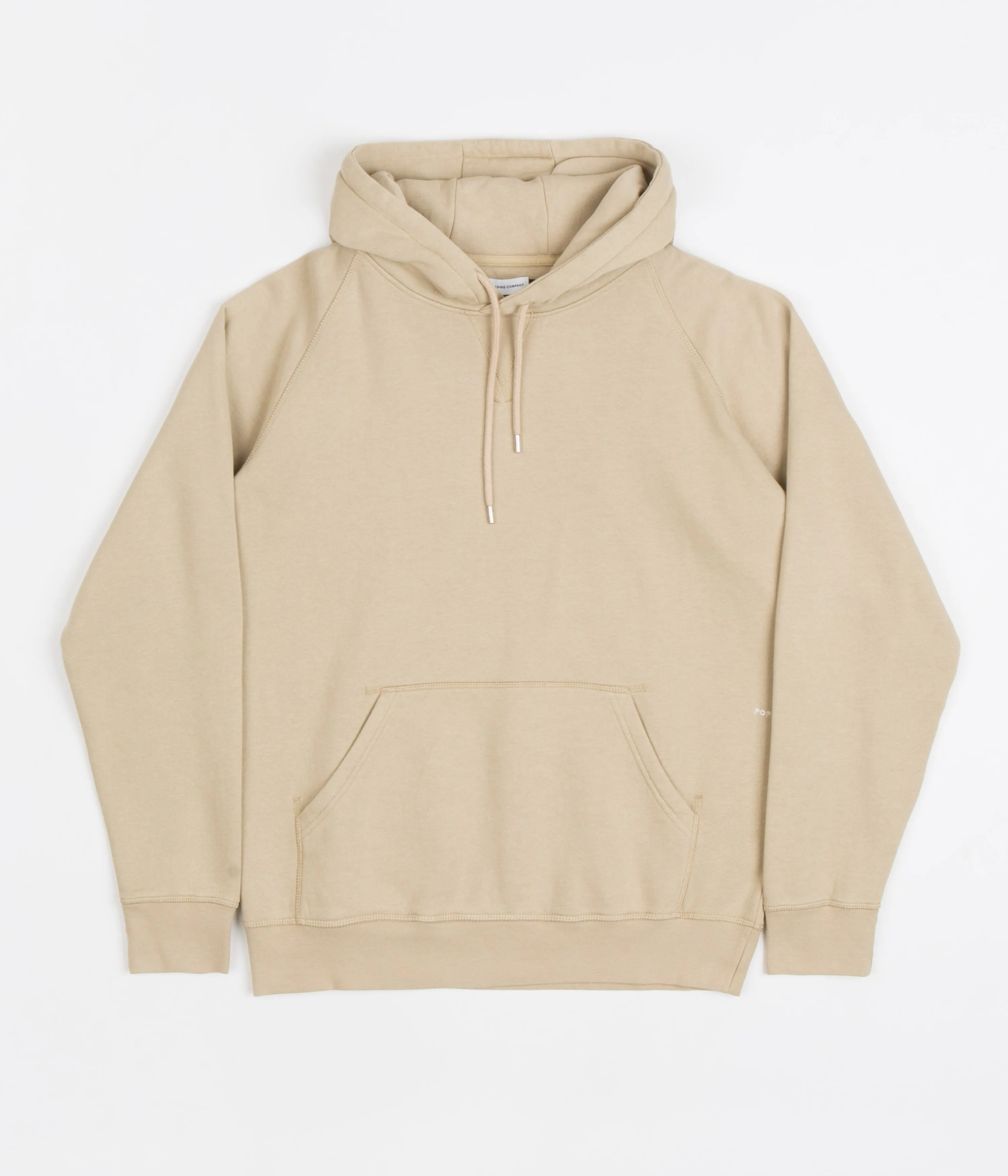 Pop Trading Company Logo Hoodie - White Pepper