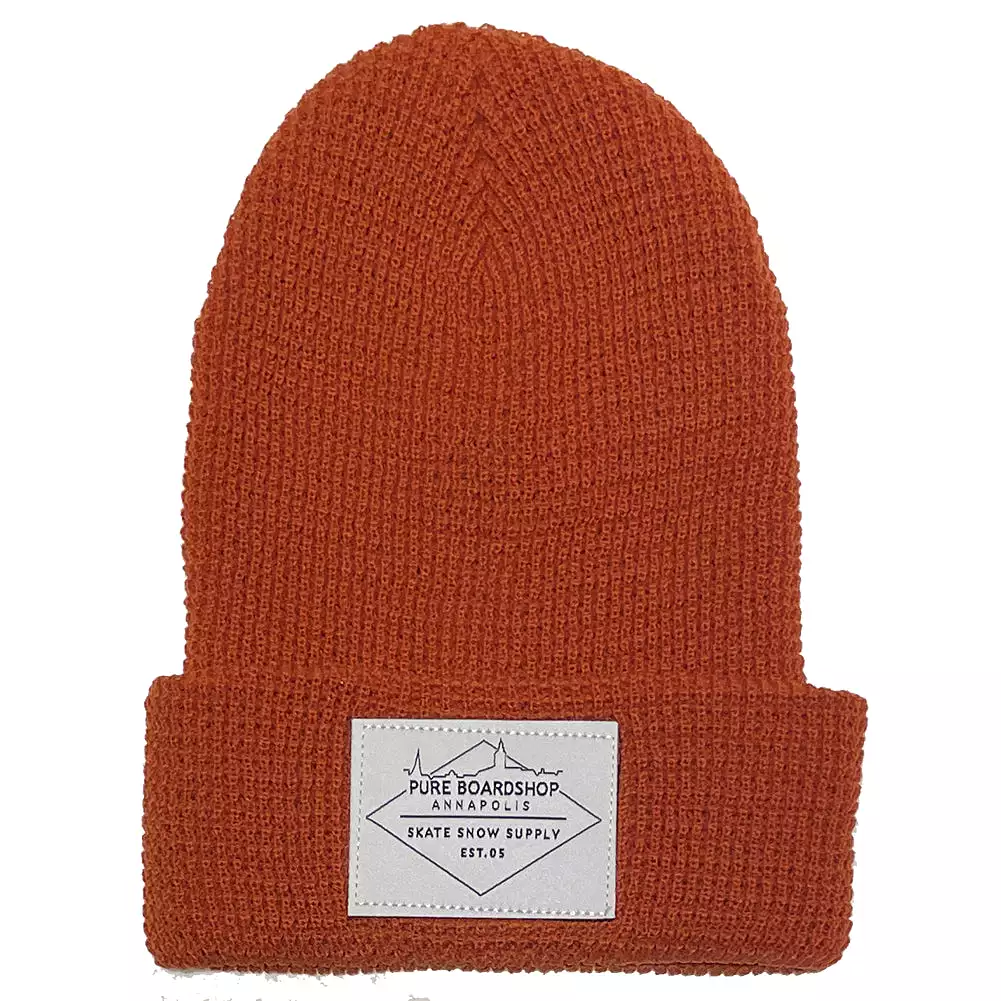 Pure Skyline Waffle Knit Beanie