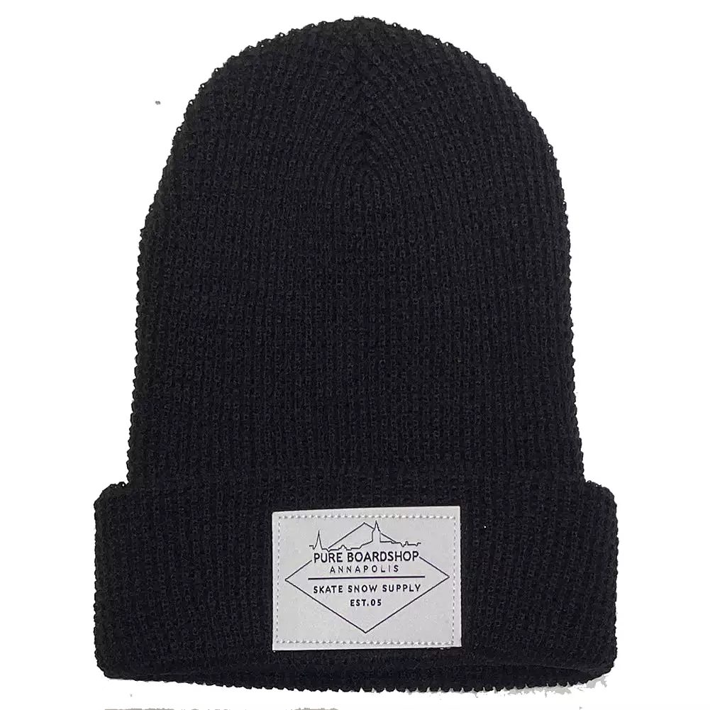 Pure Skyline Waffle Knit Beanie