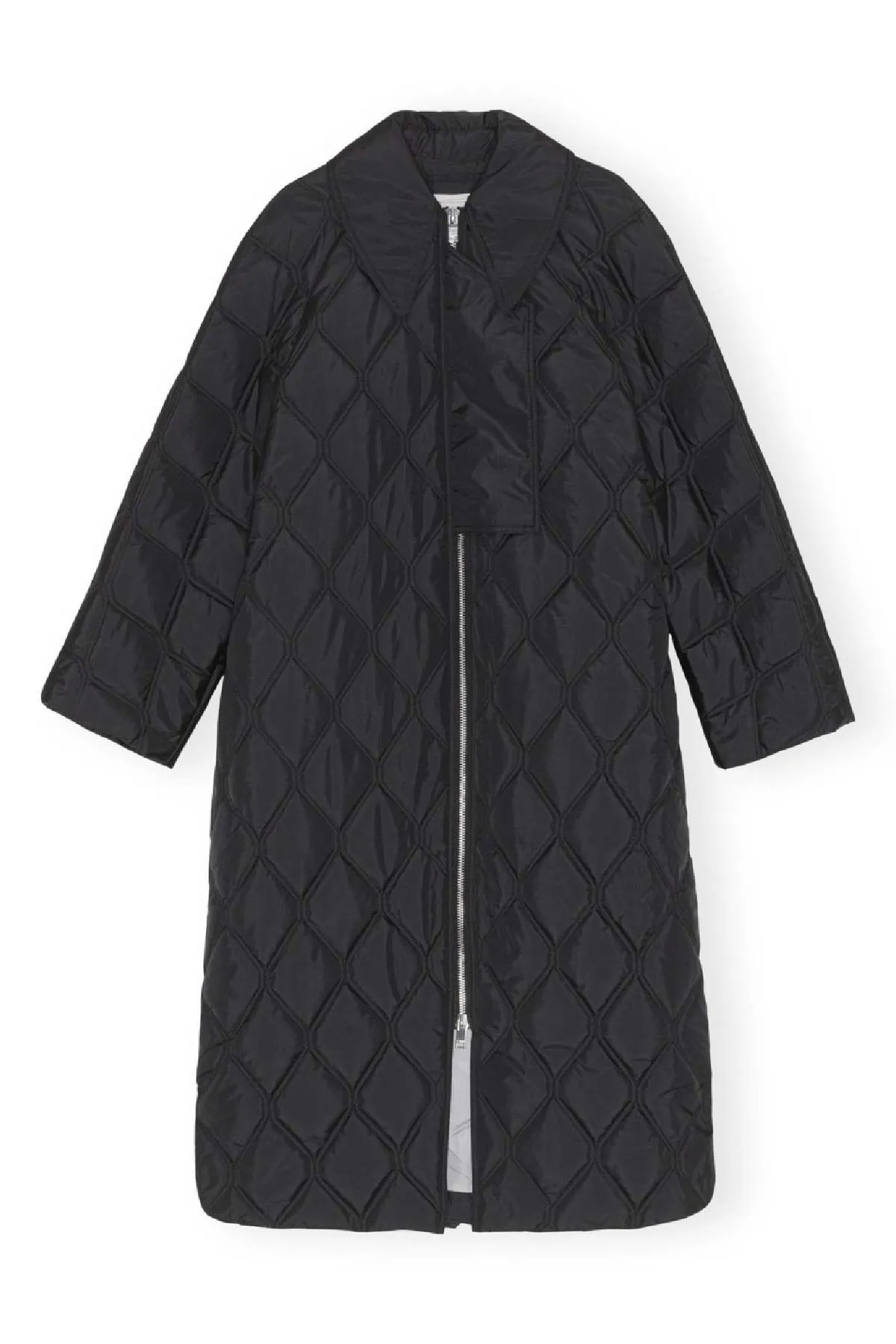 Ripstop Quilt Coat - Black