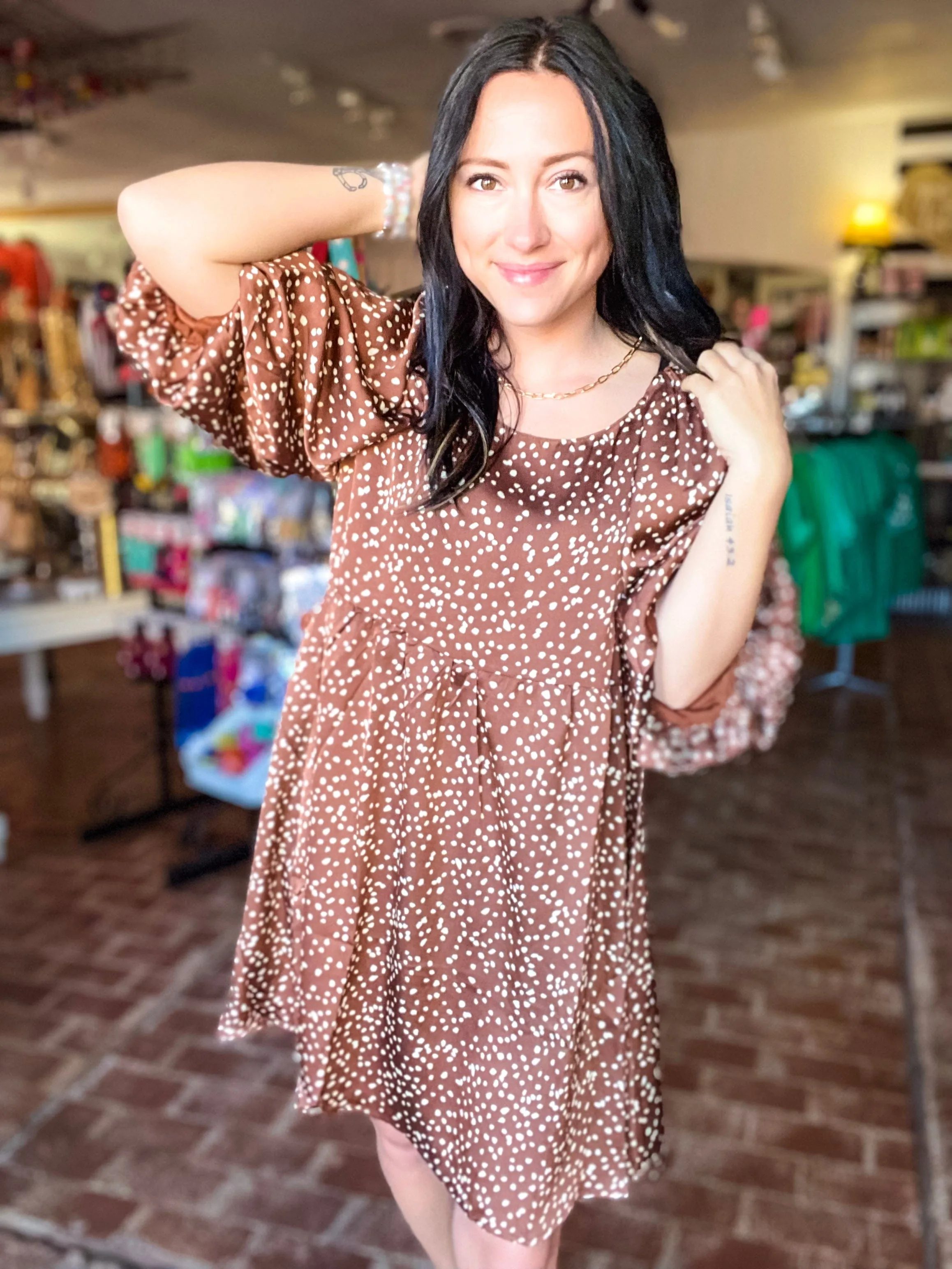 Shayne Polka Dot Dress