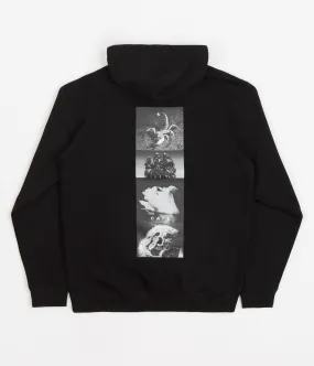 Skateboard Cafe Swan Hoodie - Black