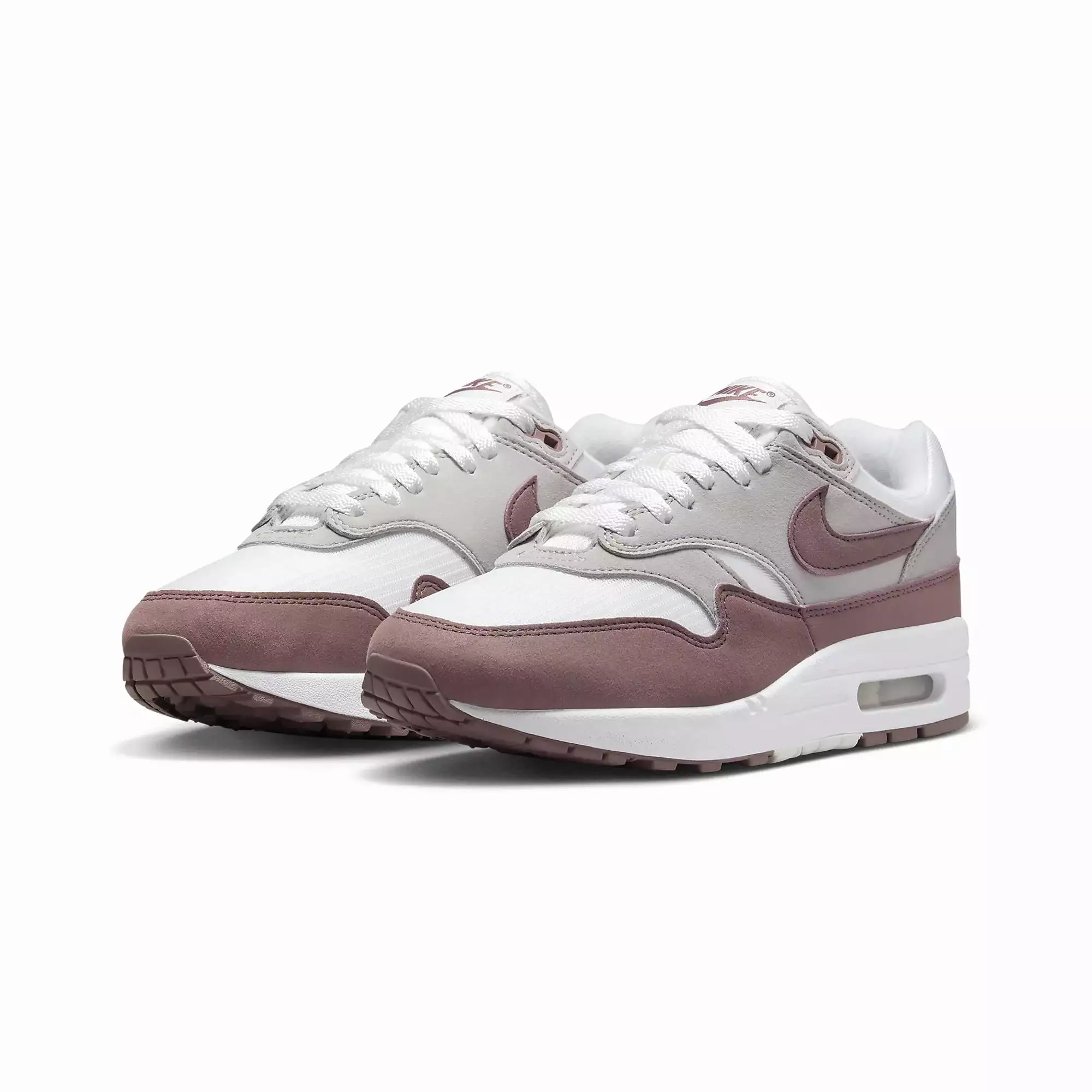 WMN'S AIR MAX 1 'SUMMIT WHITE/SMOKEY MAUVE-LT IRON ORE'