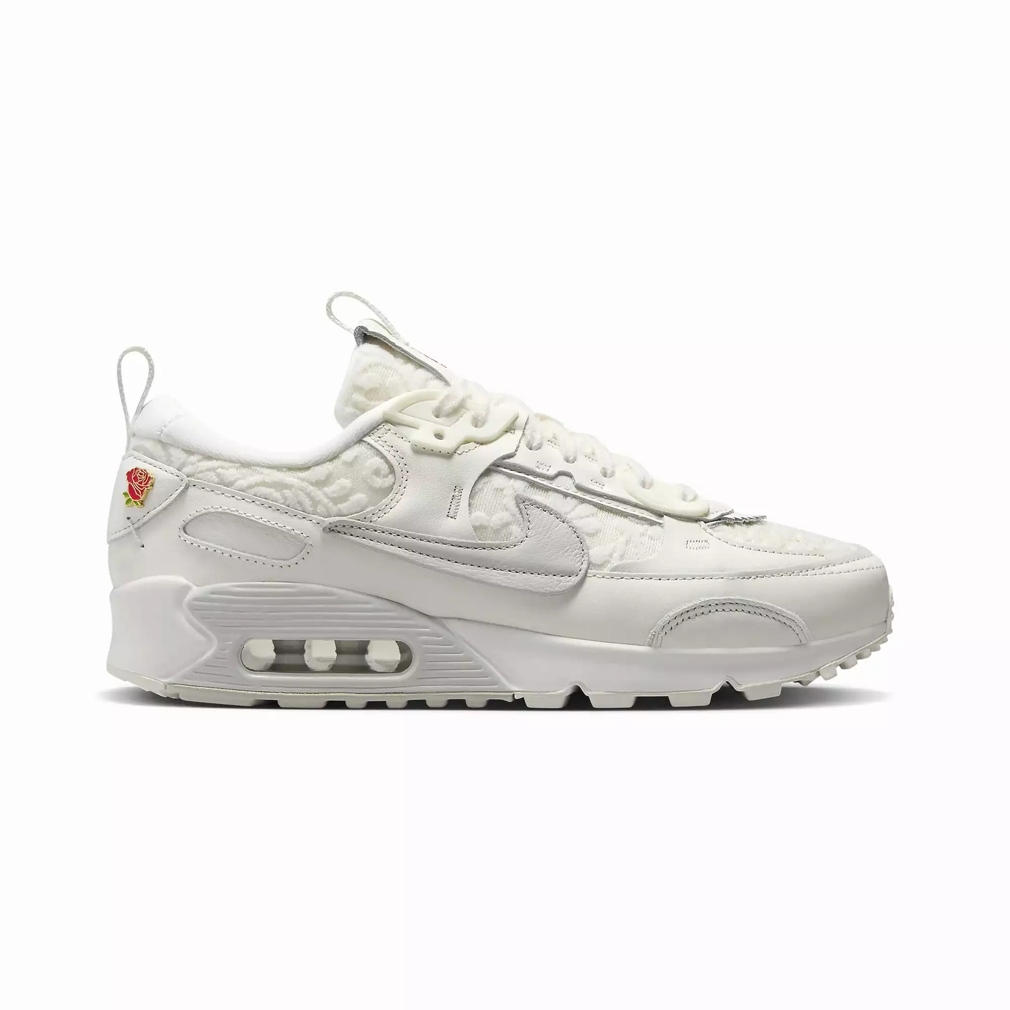 WMN'S AIR MAX 90 FUTURA 'SAIL/LIGHT BONE-UNIVERSITY RED'