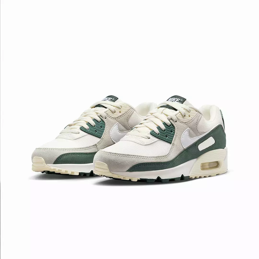 WMN'S AIR MAX 90 'SAIL/WHITE-VINTAGE GREEN-COCONUT MILK'