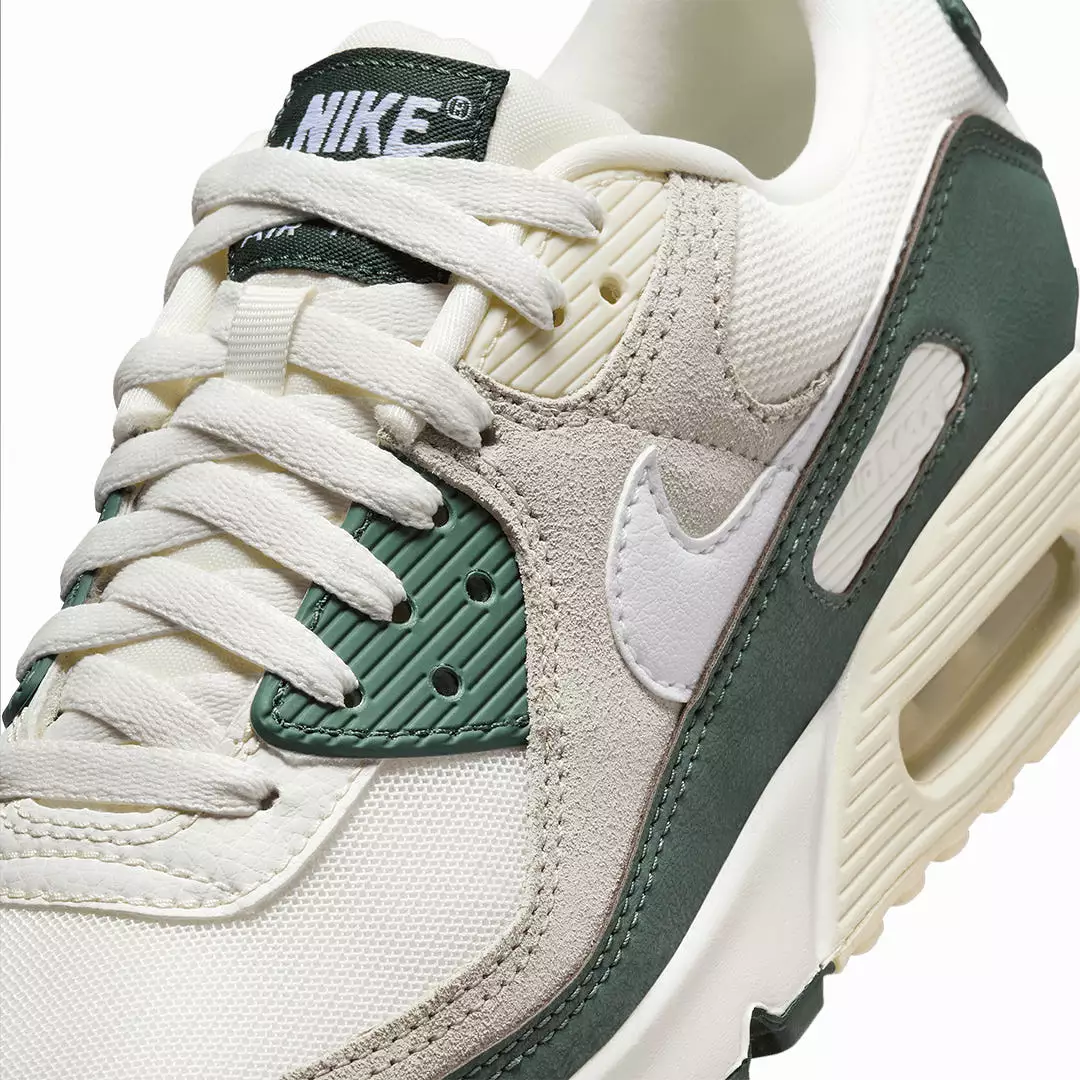 WMN'S AIR MAX 90 'SAIL/WHITE-VINTAGE GREEN-COCONUT MILK'