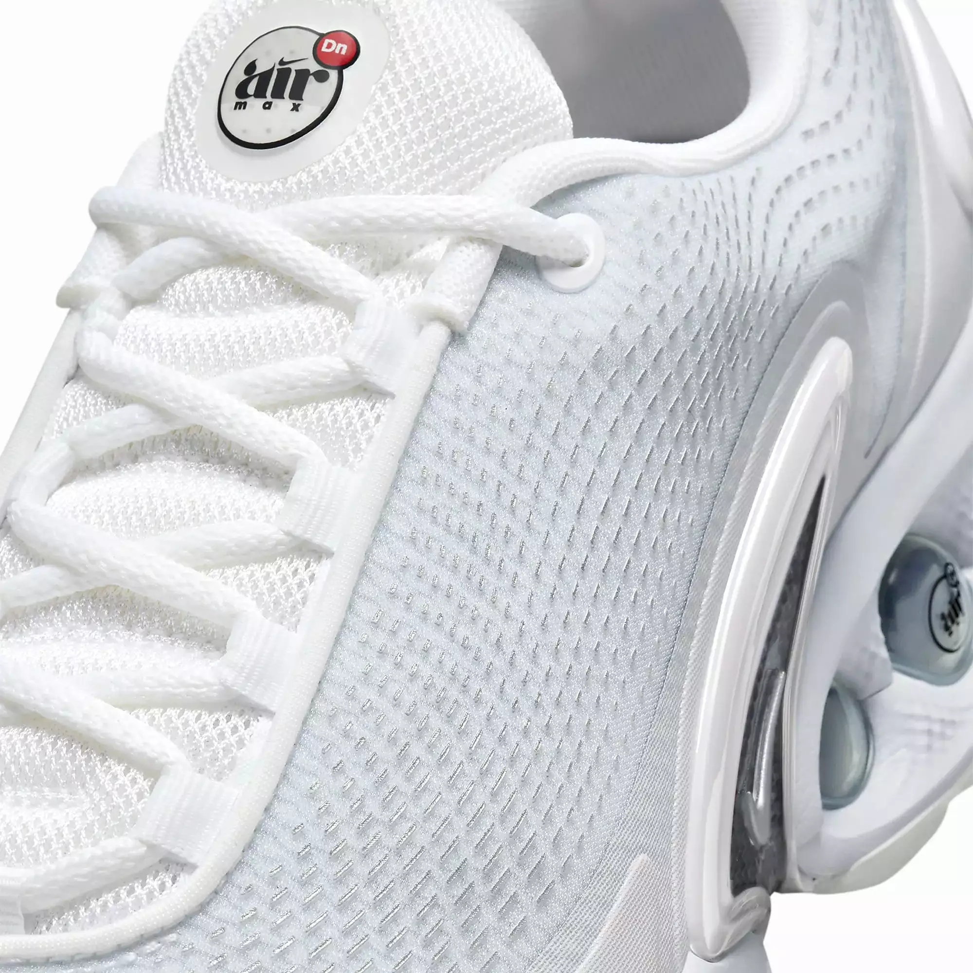 WMN'S AIR MAX DN 'WHITE/METALLIC SILVER-PURE PLATINUM'